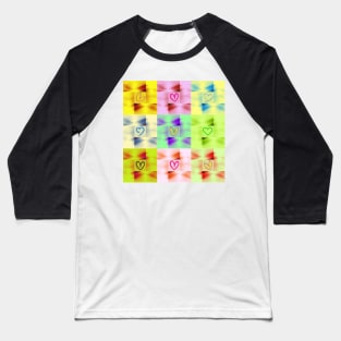 Heart Collage Baseball T-Shirt